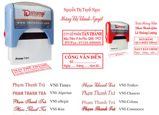 Khắc dấu công ty